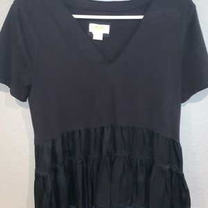 Anthropology never worn navy v neck